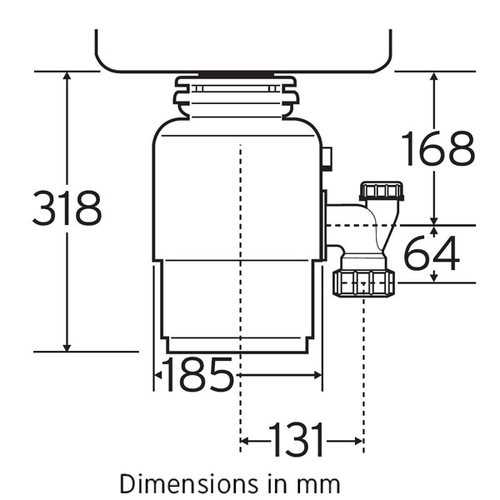 טוחן אשפה InSinkErator ISE66 - תמונה 2