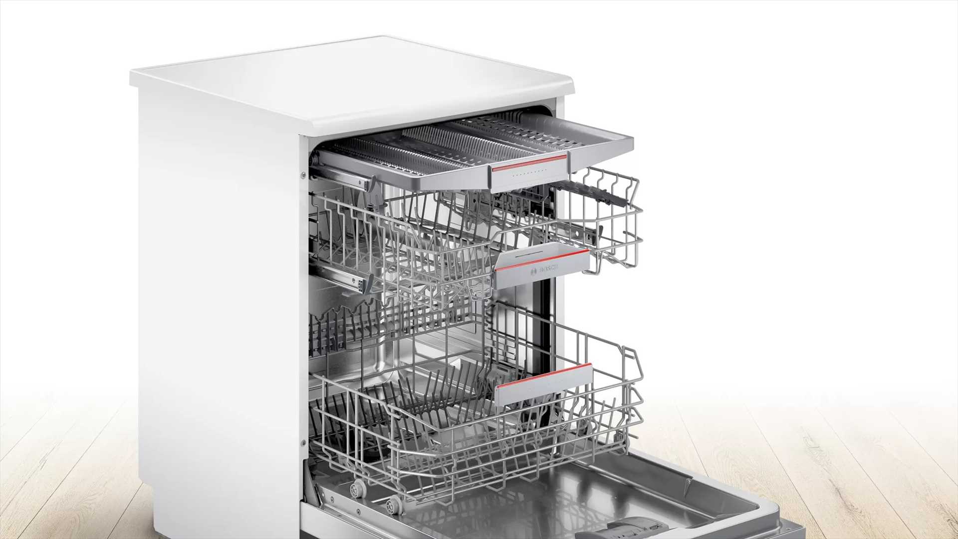 מדיח כלים רחב לבן Bosch SMS4HCW48E בוש - תמונה 3 מדיח כלים רחב לבן Bosch SMS4HCW48E בוש - תמונה 3