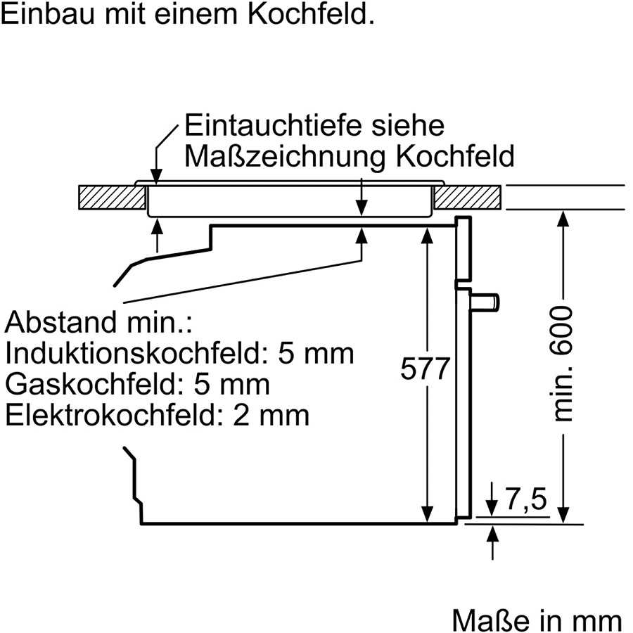 תנור בנוי פירוליטי שחור 71 ליטר Bosch HBG675BB1 בוש - תמונה 7