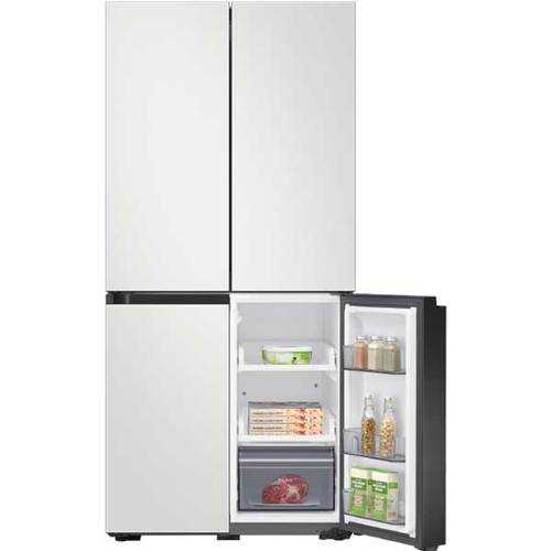מקרר 4 דלתות 636 ליטר זכוכית לבנה Samsung RF70T9113WH סמסונג - תמונה 3 מקרר 4 דלתות 636 ליטר זכוכית לבנה Samsung RF70T9113WH סמסונג - תמונה 3