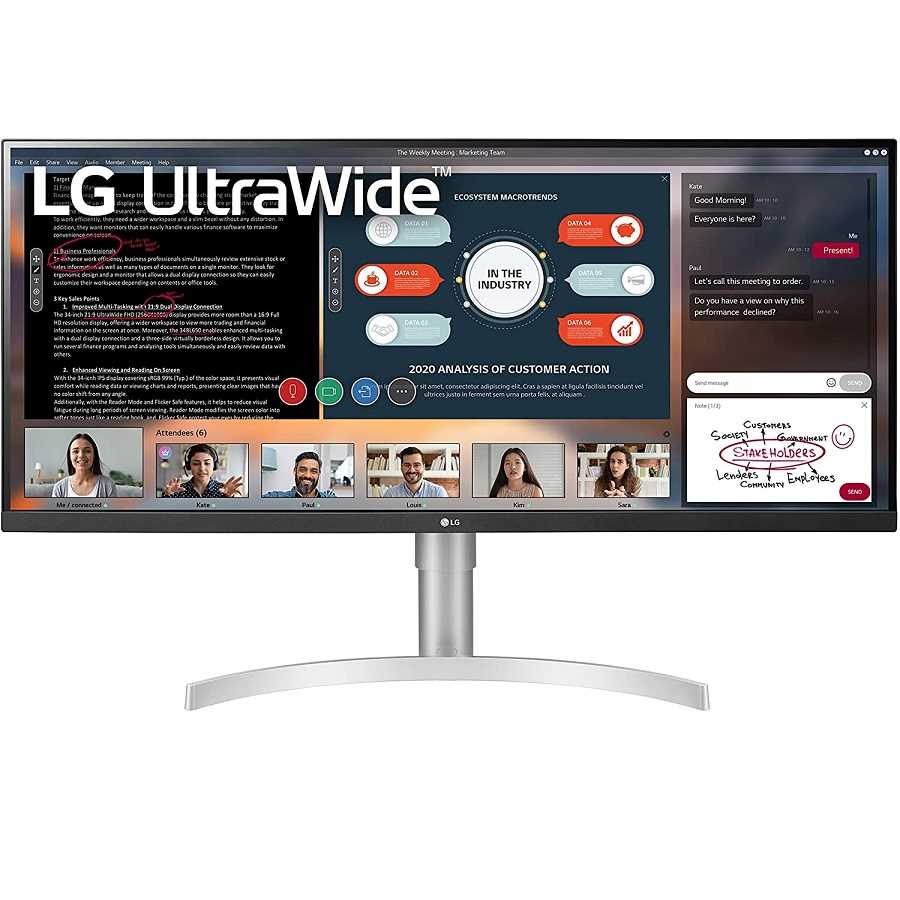 מסך מחשב מקצועי 34 אינטש LG 34WN650-W אל ג'י - תמונה 1 מסך מחשב מקצועי 34 אינטש LG 34WN650-W אל ג'י - תמונה 1
