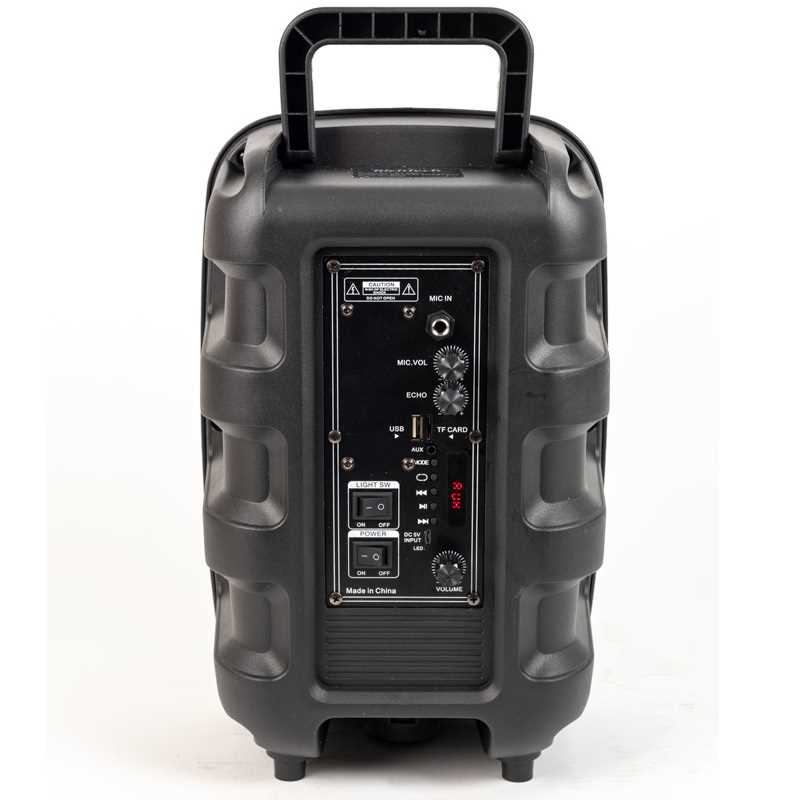 בידורית קריוקי ניידת 8 אינטש RichTech RT52A - תמונה 3 בידורית קריוקי ניידת 8 אינטש RichTech RT52A - תמונה 3