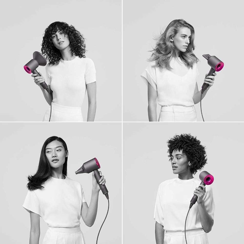 מייבש שיער וורוד-אפור Dyson Supersonic דייסון - תמונה 6 מייבש שיער וורוד-אפור Dyson Supersonic דייסון - תמונה 6