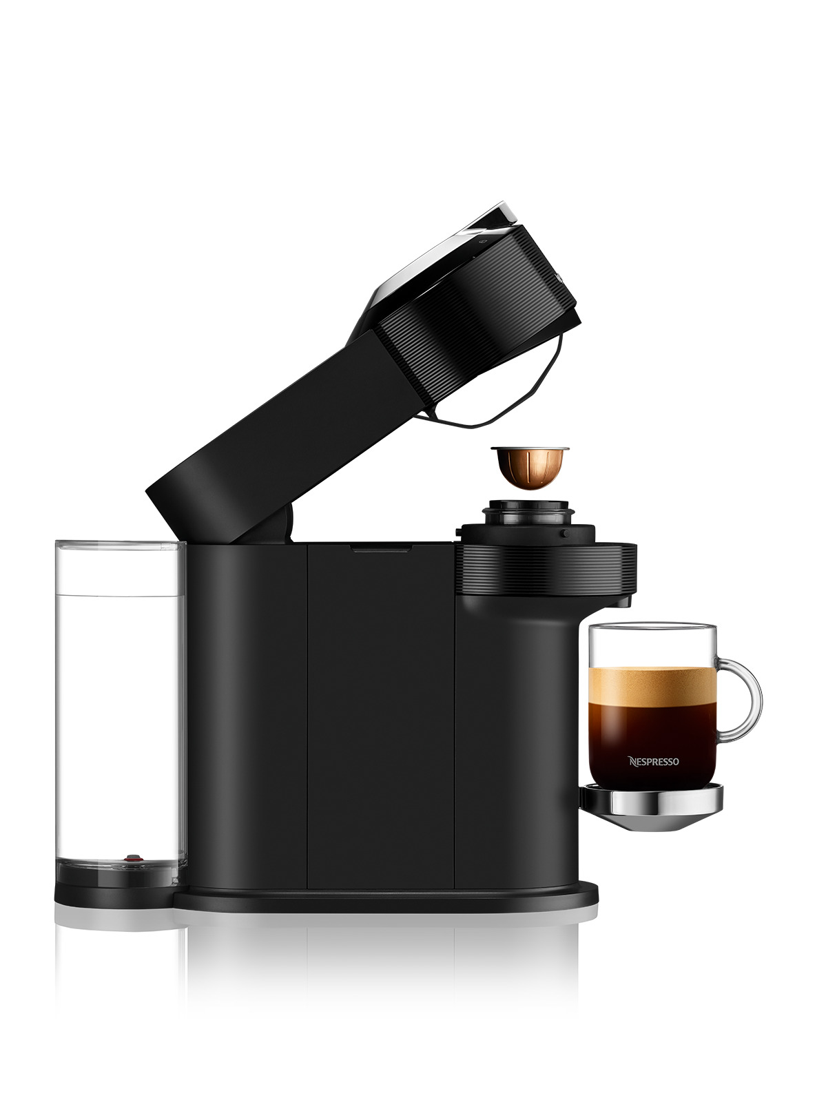 מכונת קפה NESPRESSO VertuoNext GCV1 שחור נספרסו - תמונה 4 מכונת קפה NESPRESSO VertuoNext GCV1 שחור נספרסו - תמונה 4