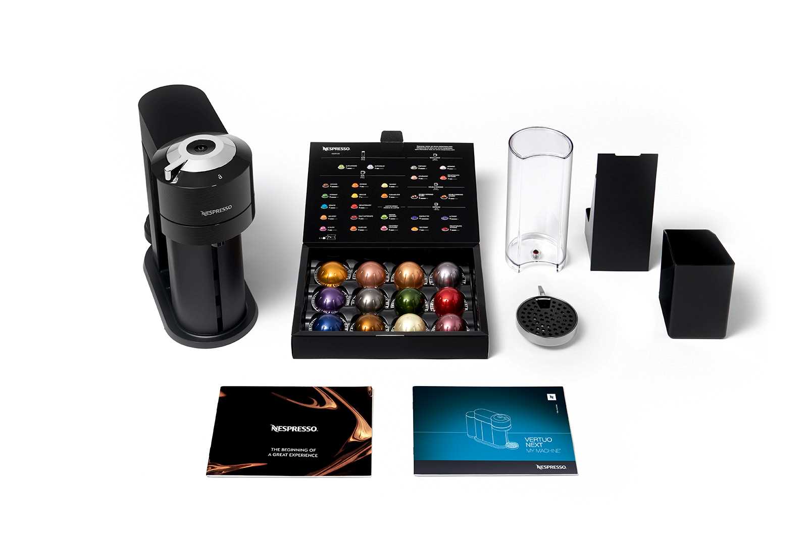 מכונת קפה NESPRESSO VertuoNext GCV1 שחור נספרסו - תמונה 5 מכונת קפה NESPRESSO VertuoNext GCV1 שחור נספרסו - תמונה 5