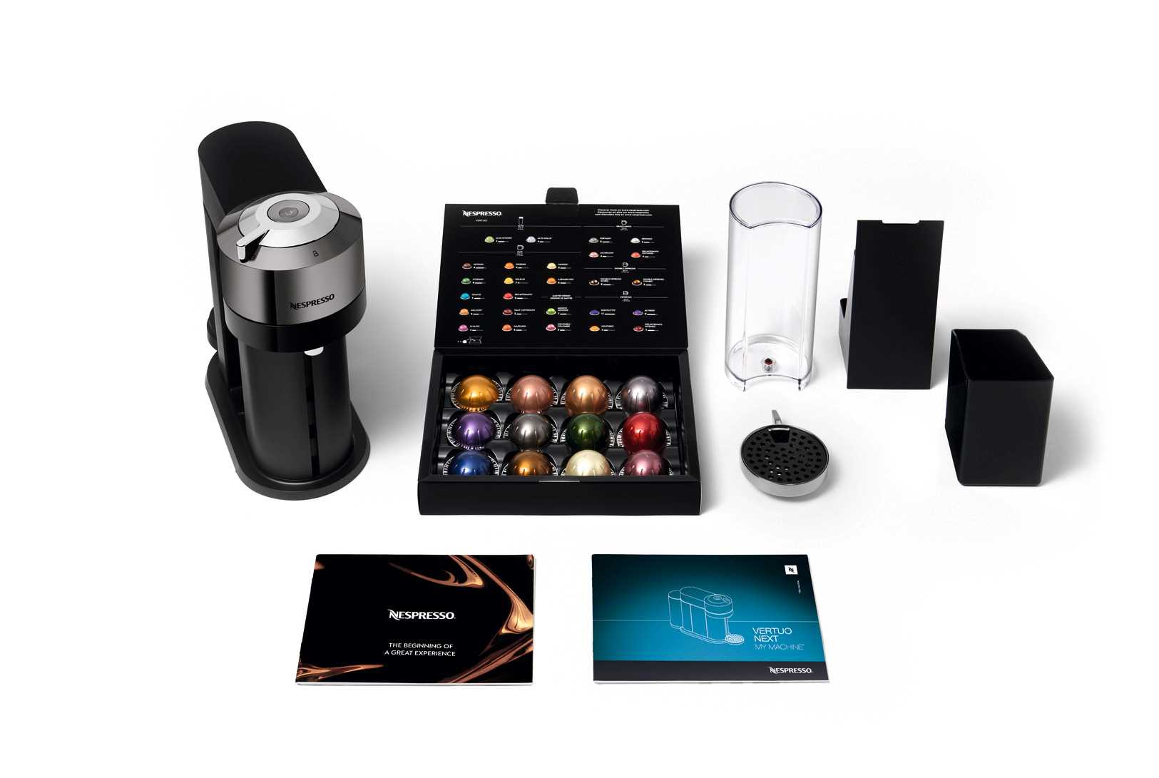מכונת קפה NESPRESSO VertuoNext GCV1 כרום נספרסו - תמונה 5 מכונת קפה NESPRESSO VertuoNext GCV1 כרום נספרסו - תמונה 5