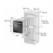 תנור בנוי פירוליטי 75 ליטר נירוסטה Samsung NV75K5571RS Dual Cooking סמסונג - תמונה 6 תנור בנוי פירוליטי 75 ליטר נירוסטה Samsung NV75K5571RS Dual Cooking סמסונג - תמונה 6