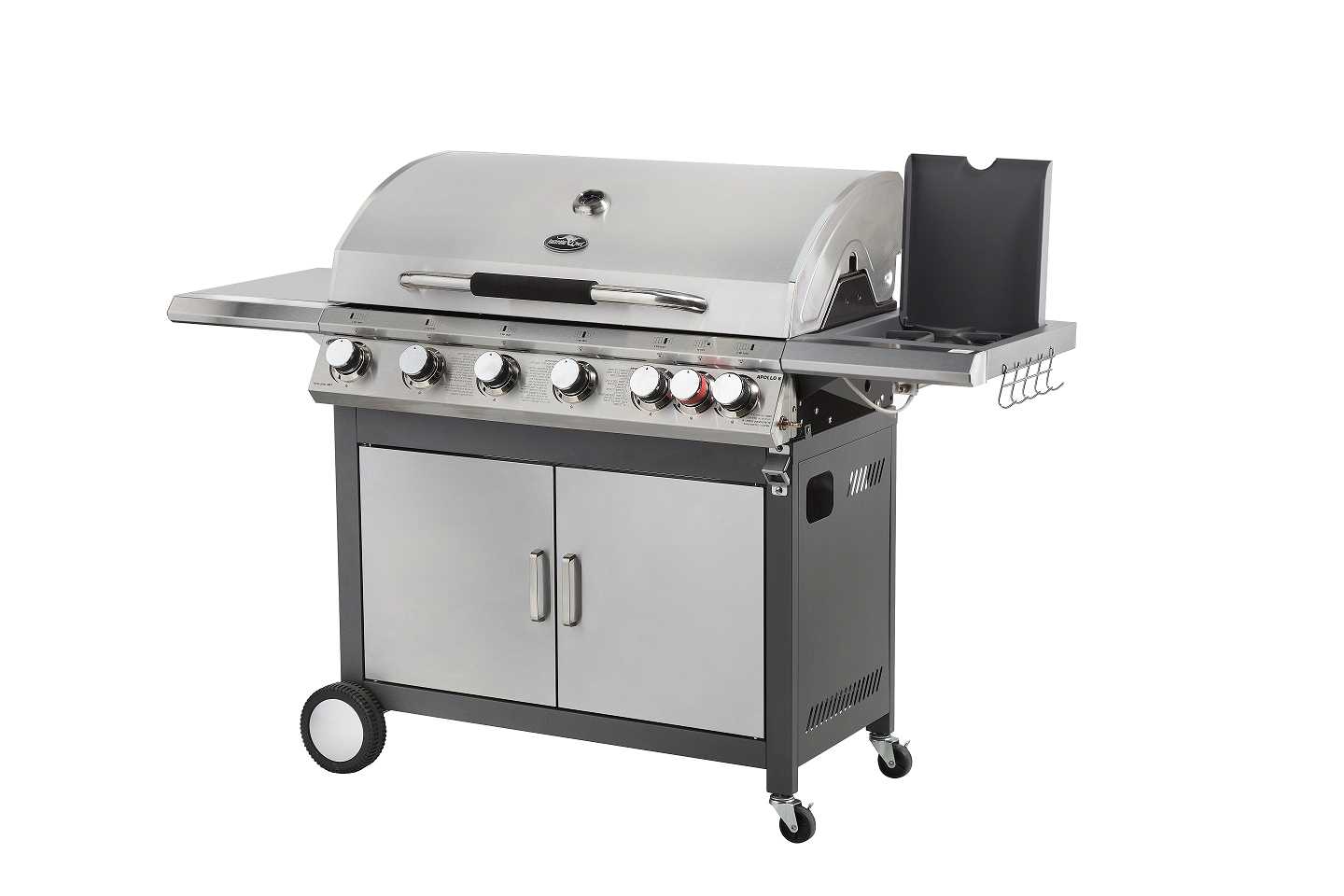 גריל גז 6 מבערים עם כירה Australia Chef APOLLO 6 - תמונה 4 גריל גז 6 מבערים עם כירה Australia Chef APOLLO 6 - תמונה 4