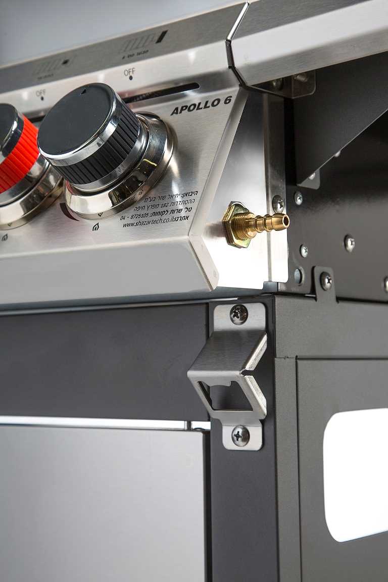 גריל גז 6 מבערים עם כירה Australia Chef APOLLO 6 - תמונה 6 גריל גז 6 מבערים עם כירה Australia Chef APOLLO 6 - תמונה 6