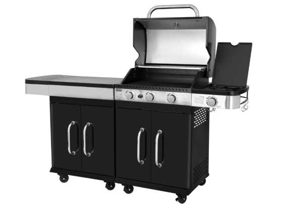 גריל גז ROYAL GOURMET + כירת צד דגם ELEGANT 4B - תמונה 3 גריל גז ROYAL GOURMET + כירת צד דגם ELEGANT 4B - תמונה 3