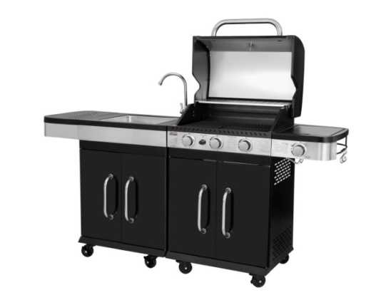 גריל גז ROYAL GOURMET + כירת צד דגם ELEGANT 4B - תמונה 4 גריל גז ROYAL GOURMET + כירת צד דגם ELEGANT 4B - תמונה 4