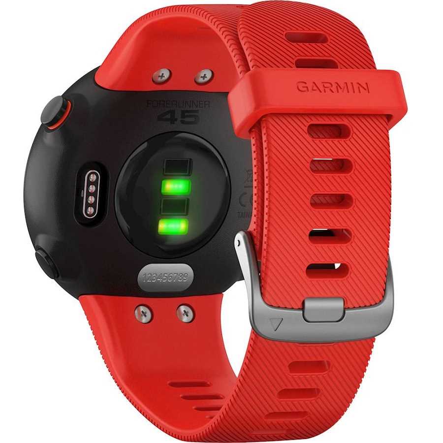 שעון ספורט חכם Garmin דגם Forerunner 45 - אדום - תמונה 4