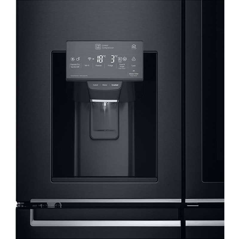 מקרר 4 דלתות 716 ליטר GR-X920INS שחור מט LG אל ג'י - תמונה 5 מקרר 4 דלתות 716 ליטר GR-X920INS שחור מט LG אל ג'י - תמונה 5