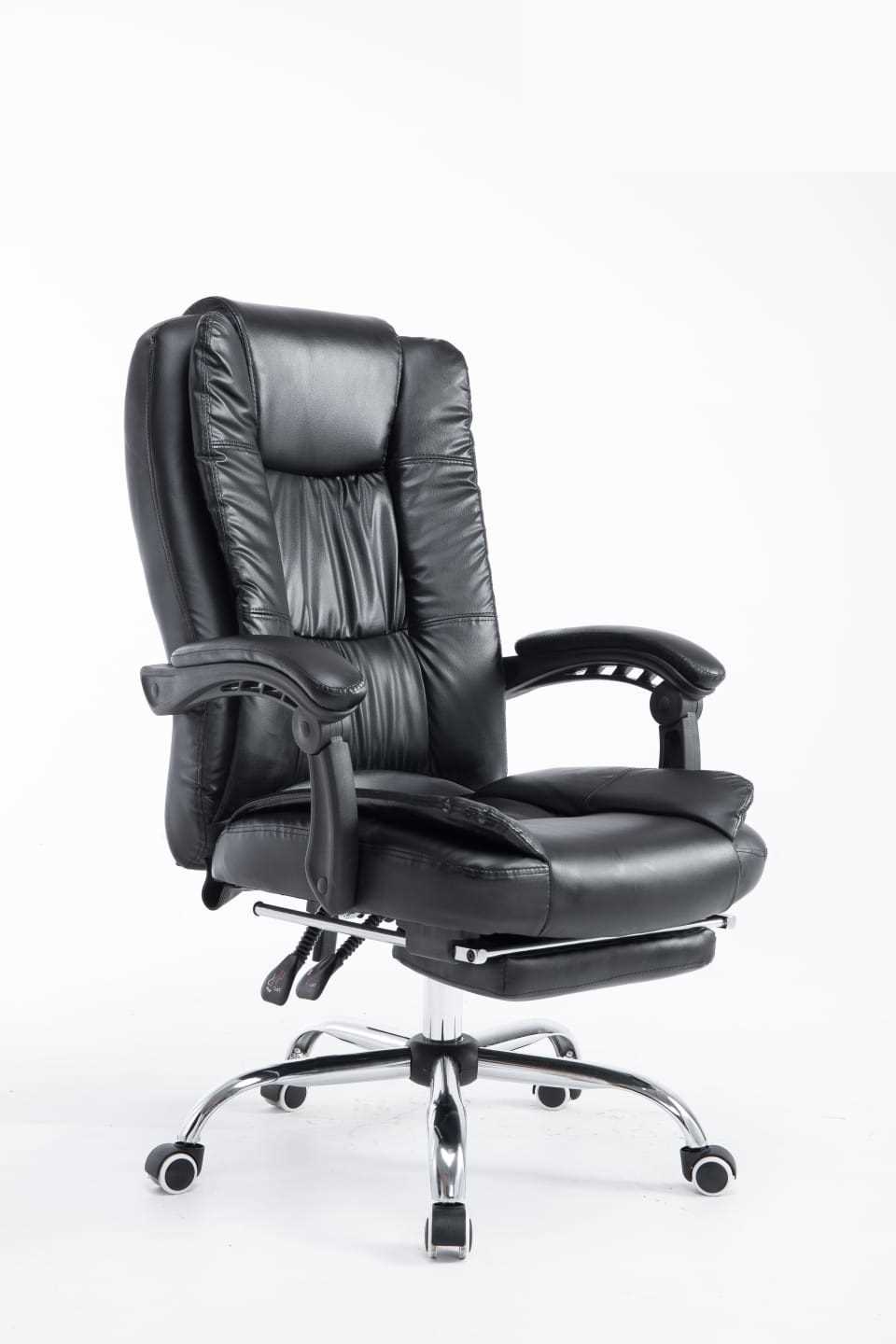 כסא מנהלים ארגונומי GREG כולל הדום נשלף צבע שחור PRO TECH פרו-טק - תמונה 2 כסא מנהלים ארגונומי GREG כולל הדום נשלף צבע שחור PRO TECH פרו-טק - תמונה 2