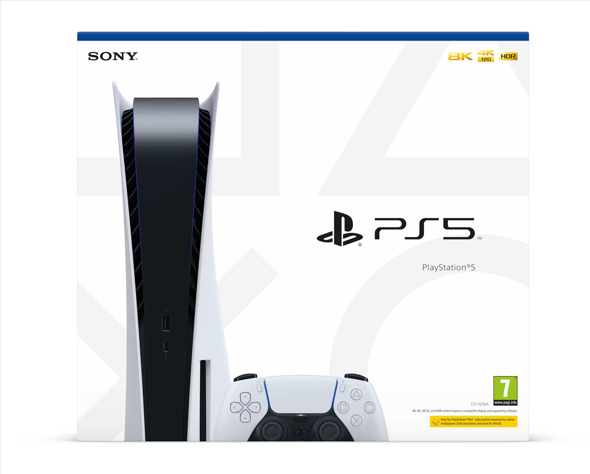 קונסולה SONY PlayStation PS5 825GB Bluray באנדל 2 משחקים ומנוי PS PLUS לשנה סוני - תמונה 6