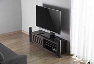 מעמד טלוויזיה שולחני עם סיבוב ובסיס זכוכית לטלוויזיה עד 70" EAZO FS400 - תמונה 3