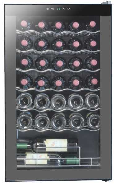 מקרר יין עד 34 בקבוקים דגם CH-98FD1  - תמונה 2