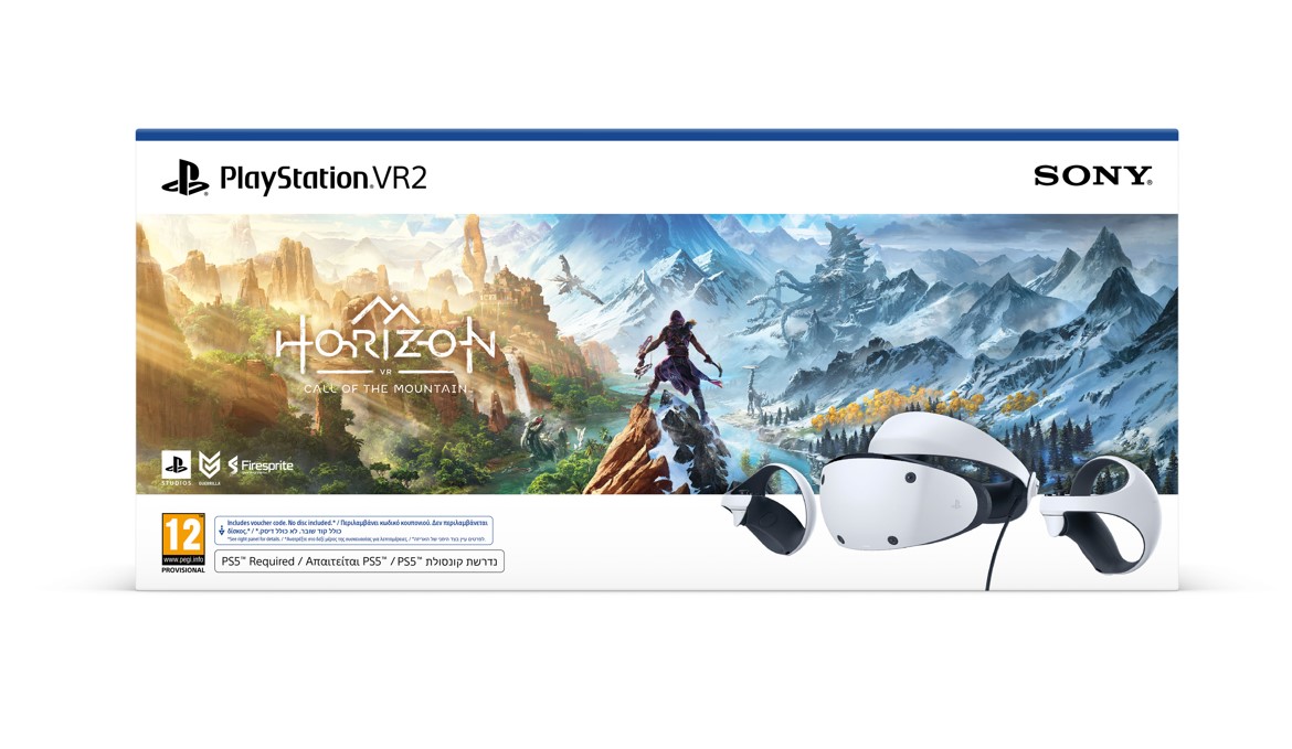 משקפי מציאות מדומה Playstation VR2 + Horizon Call of the Mountain Bundle  - תמונה 1