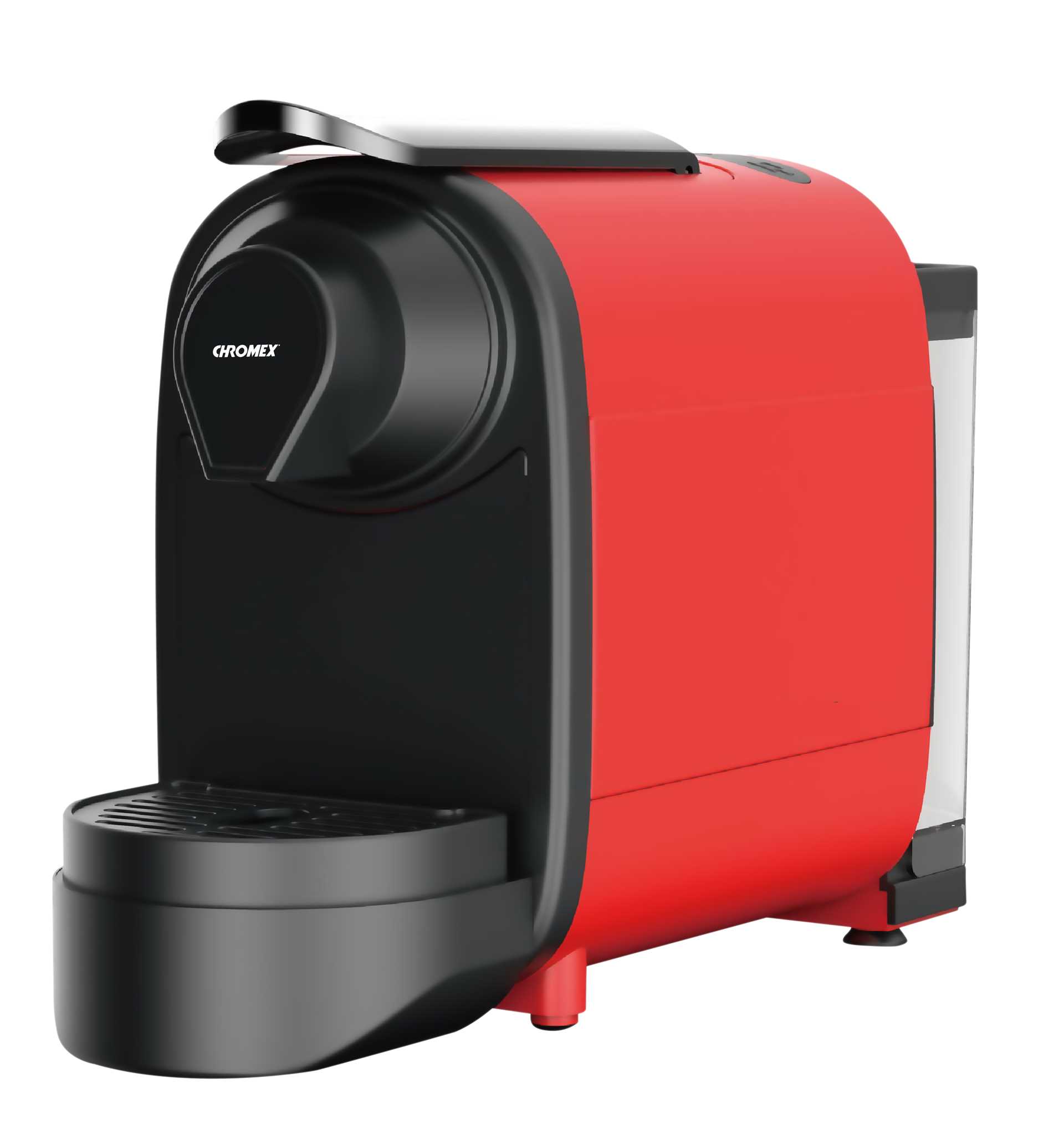 מכונת קפה + מקציף חלב CHROMEX דגם CMF59R כרומקס אדום - תמונה 1