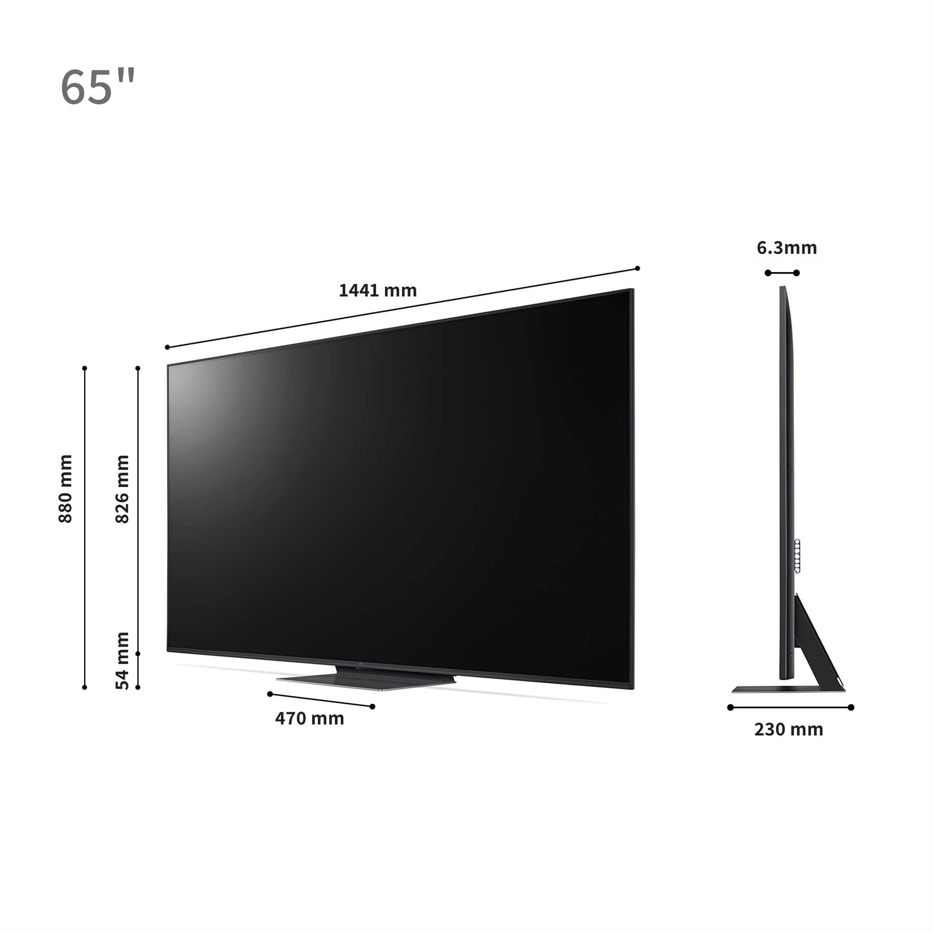 מסך בטכנולוגיית evo LG OLED - בגודל 65 אינץ' Smart TV ברזולוציית 4K דגם: OLED65C36LC - תמונה 6