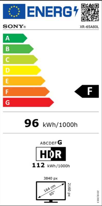 מסך SONY OLED 4K SMART "65 דגם XR-65A80LAEP סוני - תמונה 3