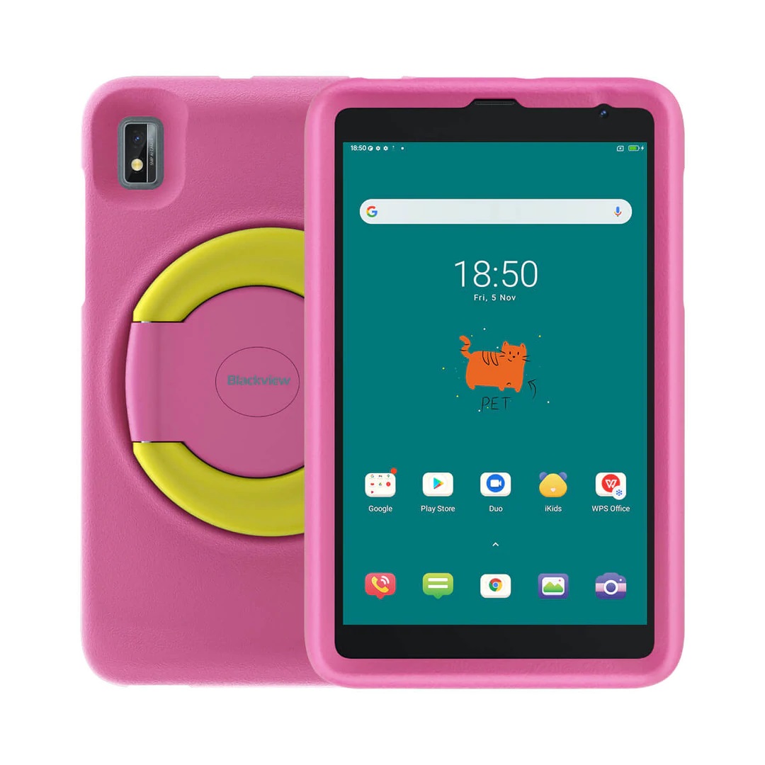 טאבלט 8" BLACKVIEW WiFi+LTE 3GB+32GB דגם ורוד TAB 6 Kids בלאק-ויוו - תמונה 3