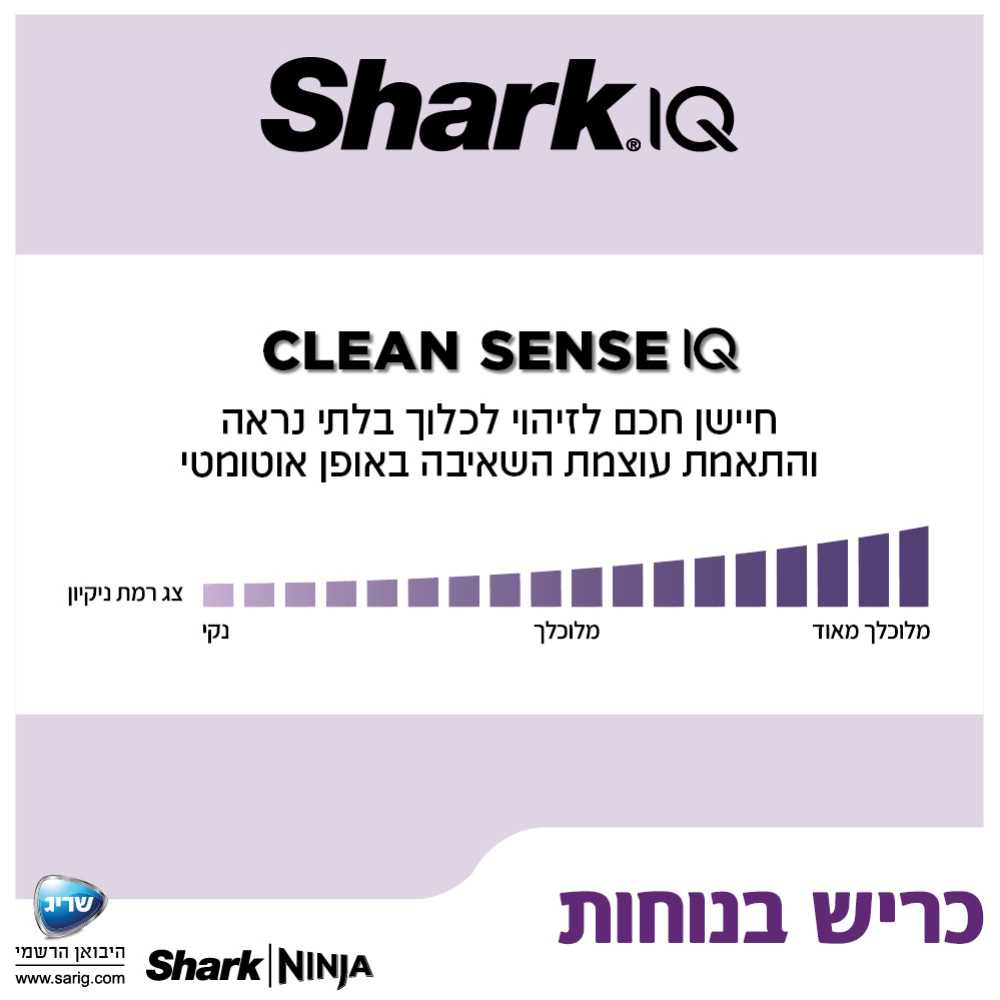 שואב אבק אלחוטי נטען SIMBA HYPER PLUS SHARK דגם IZ413 שארק - תמונה 13