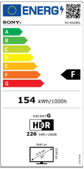 מסך "85 SONY SMART 4K דגם KD-85X80LAEP סוני - תמונה 2