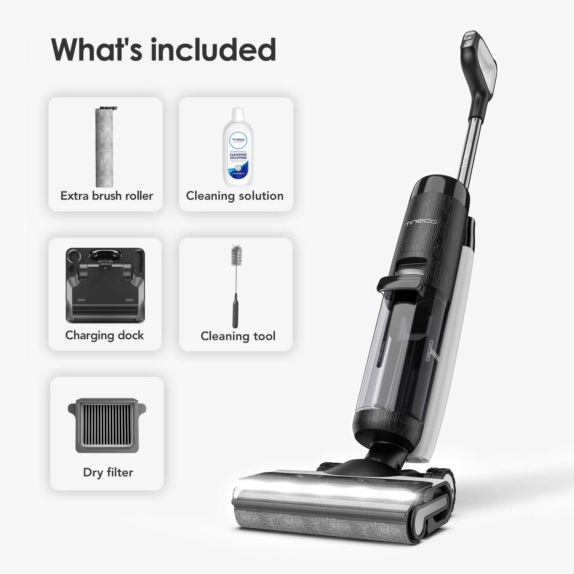 שוטף ושואב רצפות אלחוטי TINECO דגם Floor One S7 Pro טינקו - תמונה 5