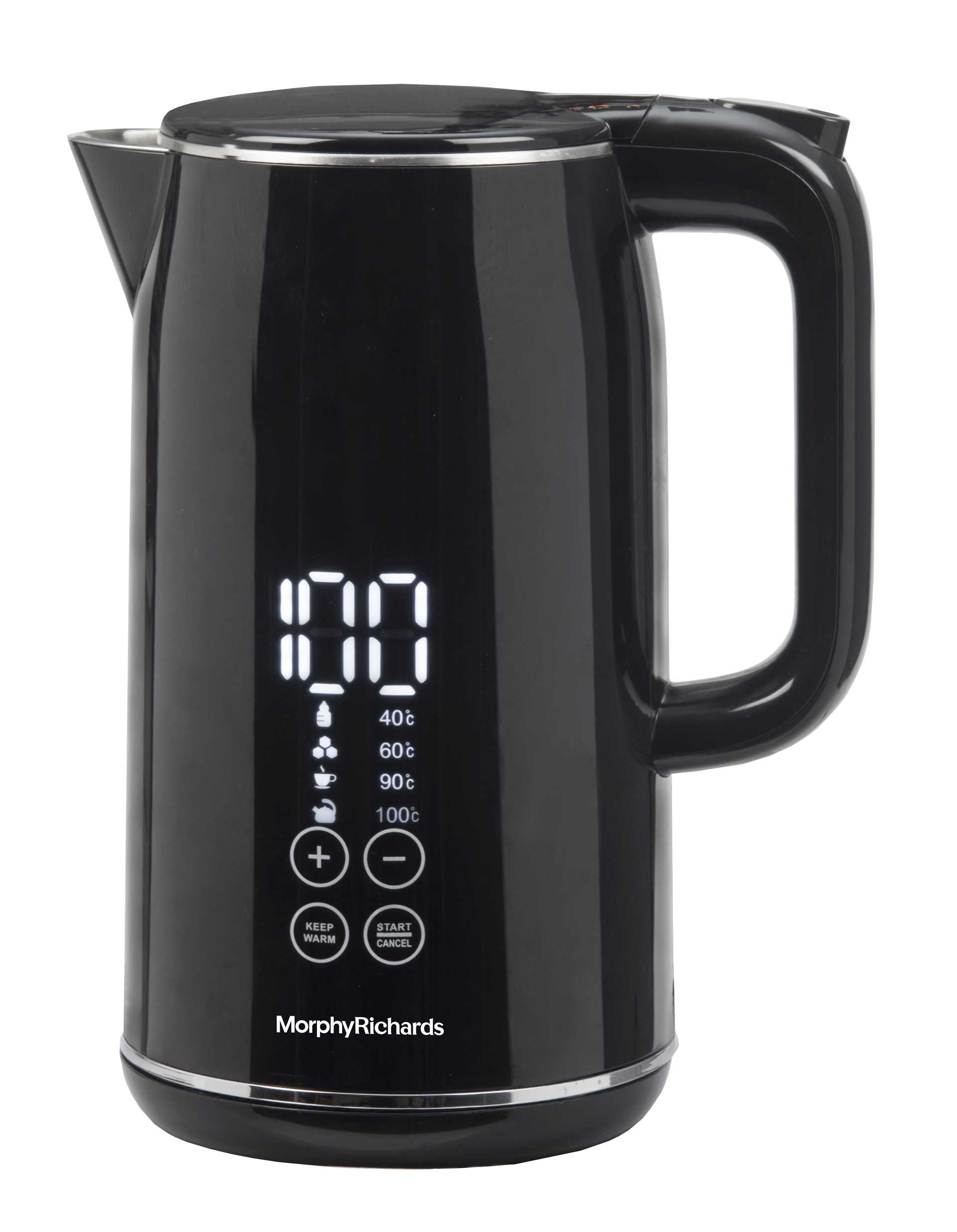קומקום דיגיטלי Morphy Richards BLACK TOUCH דגם 43987 מורפי ריצ'רדס - תמונה 1