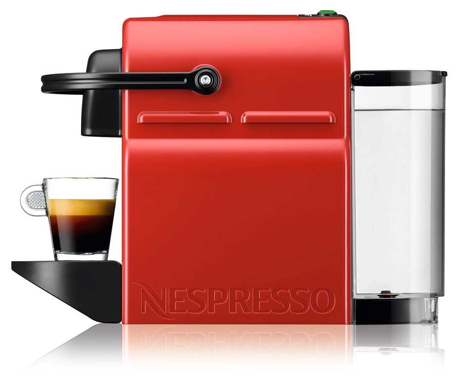 מכונת קפה NESPRESSO איניסייה בצבע אדום דגם C40 כולל מקציף חלב אירוצ'ינו - תמונה 2 מכונת קפה NESPRESSO איניסייה בצבע אדום דגם C40 כולל מקציף חלב אירוצ'ינו - תמונה 2