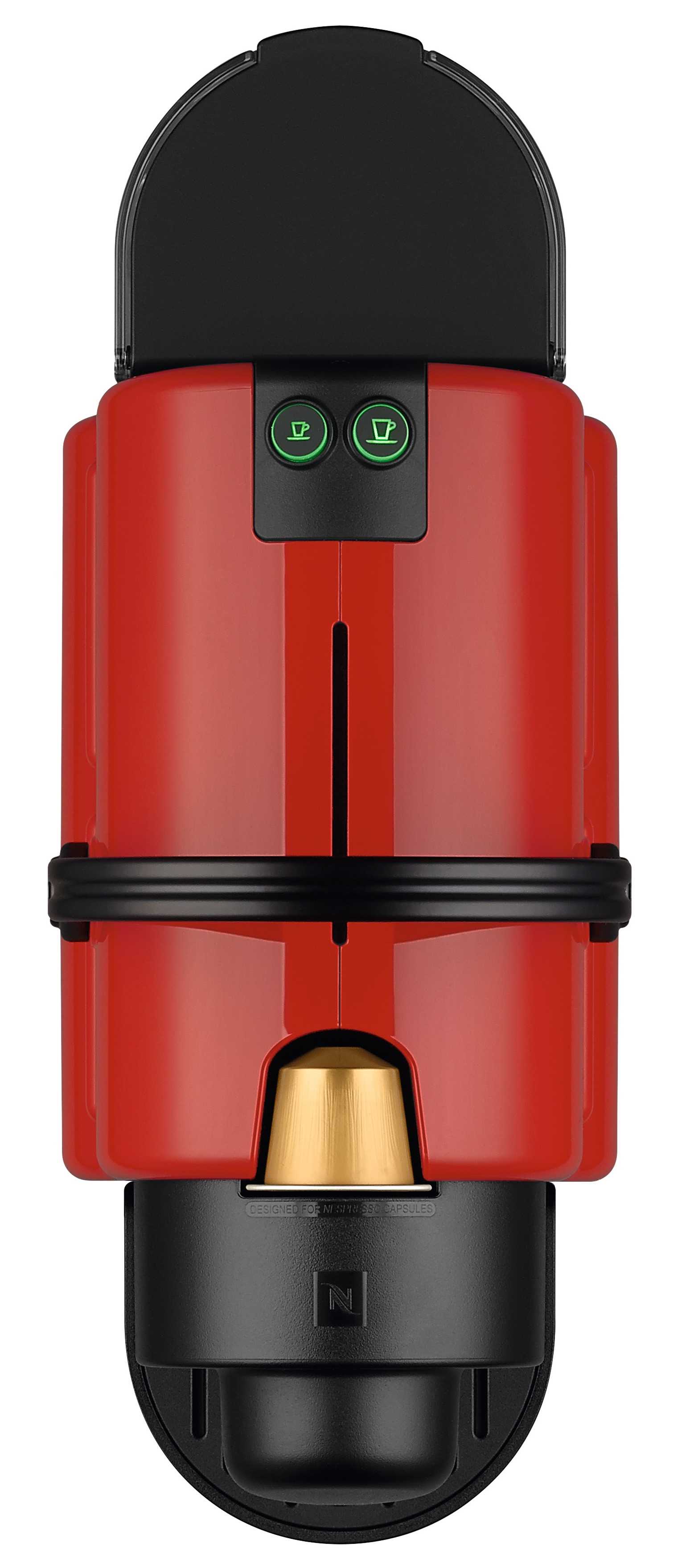 מכונת קפה NESPRESSO איניסייה בצבע אדום דגם C40 כולל מקציף חלב אירוצ'ינו - תמונה 4 מכונת קפה NESPRESSO איניסייה בצבע אדום דגם C40 כולל מקציף חלב אירוצ'ינו - תמונה 4