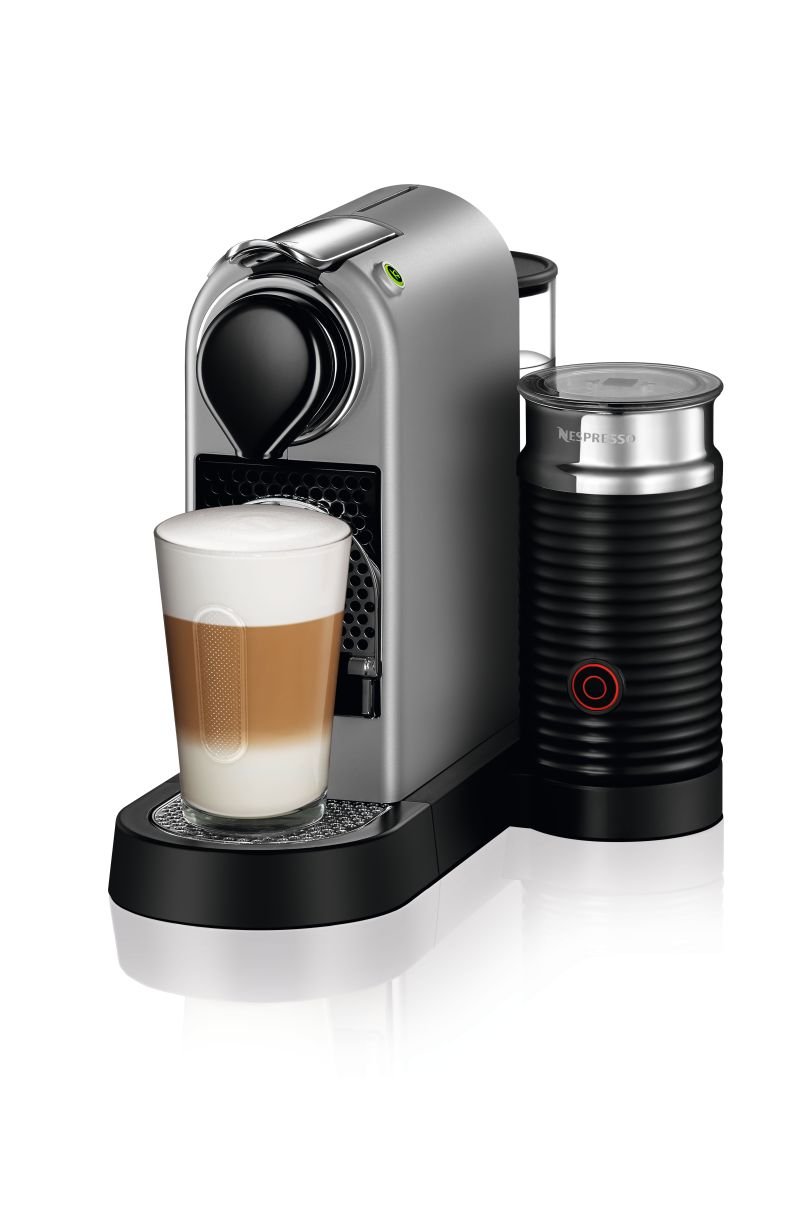 מכונת אספרסו Nespresso CitiZ & Milk C122 בצבע כסוף - תמונה 1 מכונת אספרסו Nespresso CitiZ & Milk C122 בצבע כסוף - תמונה 1