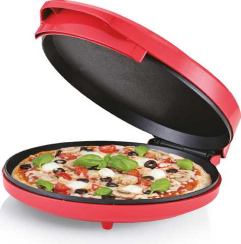 מכשיר להכנת פיצה ומאפים אדום TOPSON דגם TP-055 טופסון - תמונה 1