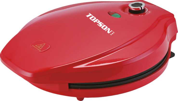 מכשיר להכנת פיצה ומאפים אדום TOPSON דגם TP-055 טופסון - תמונה 2