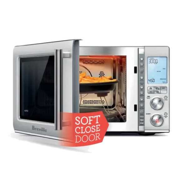 מיקרוגל משולב תנור נירוסטה 34 ליטר Breville דגם BMO870BSS בריוויל  - תמונה 2