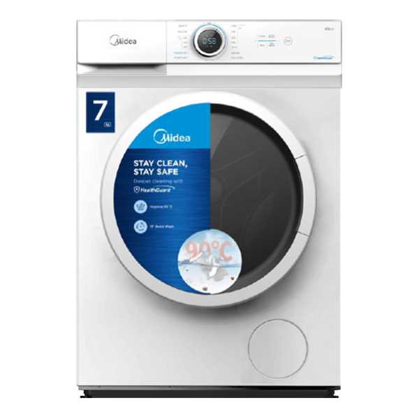 מכונת כביסה פתח קדמי 6 קילו MIDEA דגם MF100W60/W-IL מידאה - תמונה 3
