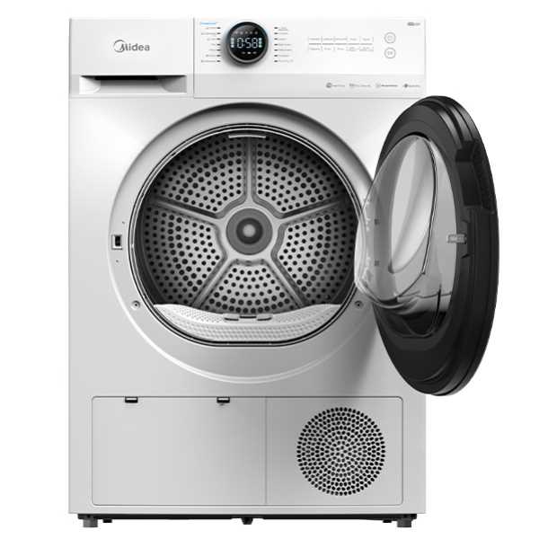 מייבש כביסה 10 ק"ג MIDEA HEAT PUMP 6447 דגם MDL100-CH03B/B07EW מידאה - תמונה 2