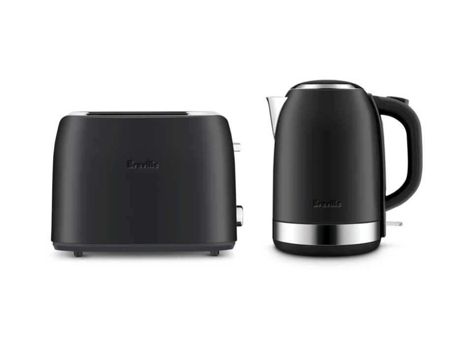 סט מצנם וקומקום Breville דגם LKT640MTB שחור בריוויל  - תמונה 1