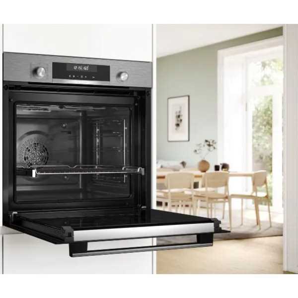 תנור בנוי פירוליטי נירוסטה BOSCH דגם HBG578ES3 בוש   - תמונה 4