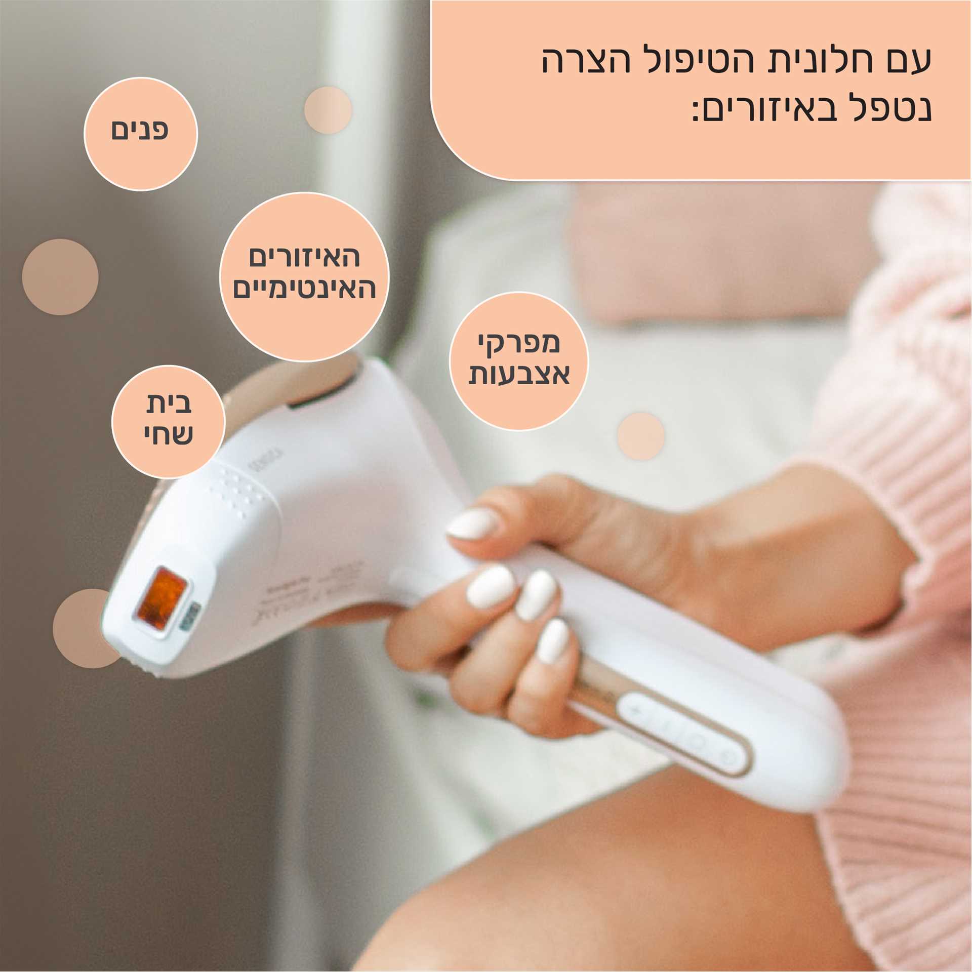 מכשיר להסרת שיער בלייזר Sensica דגם Sensilight Pro סנסיקה - תמונה 10
