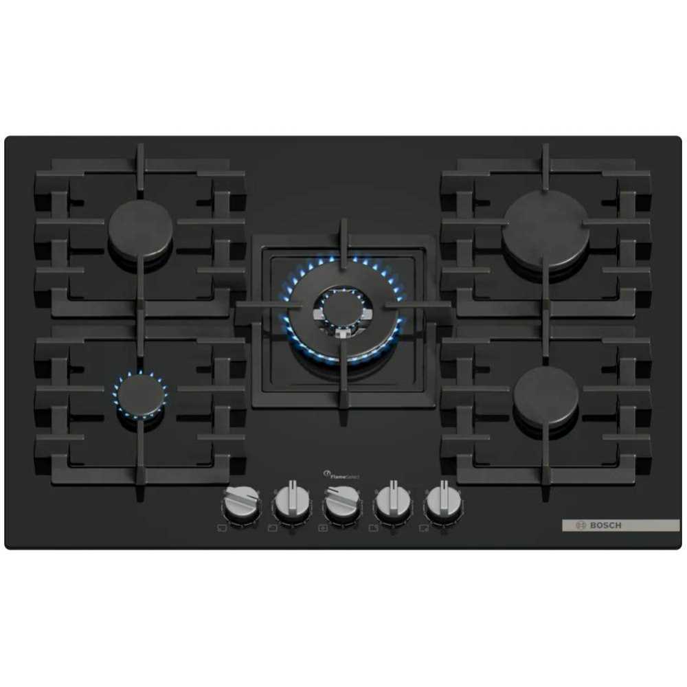 כיריים גז 75 ס"מ Bosch דגם PPQ7A6I40Y זכוכית שחורה בוש - תמונה 1
