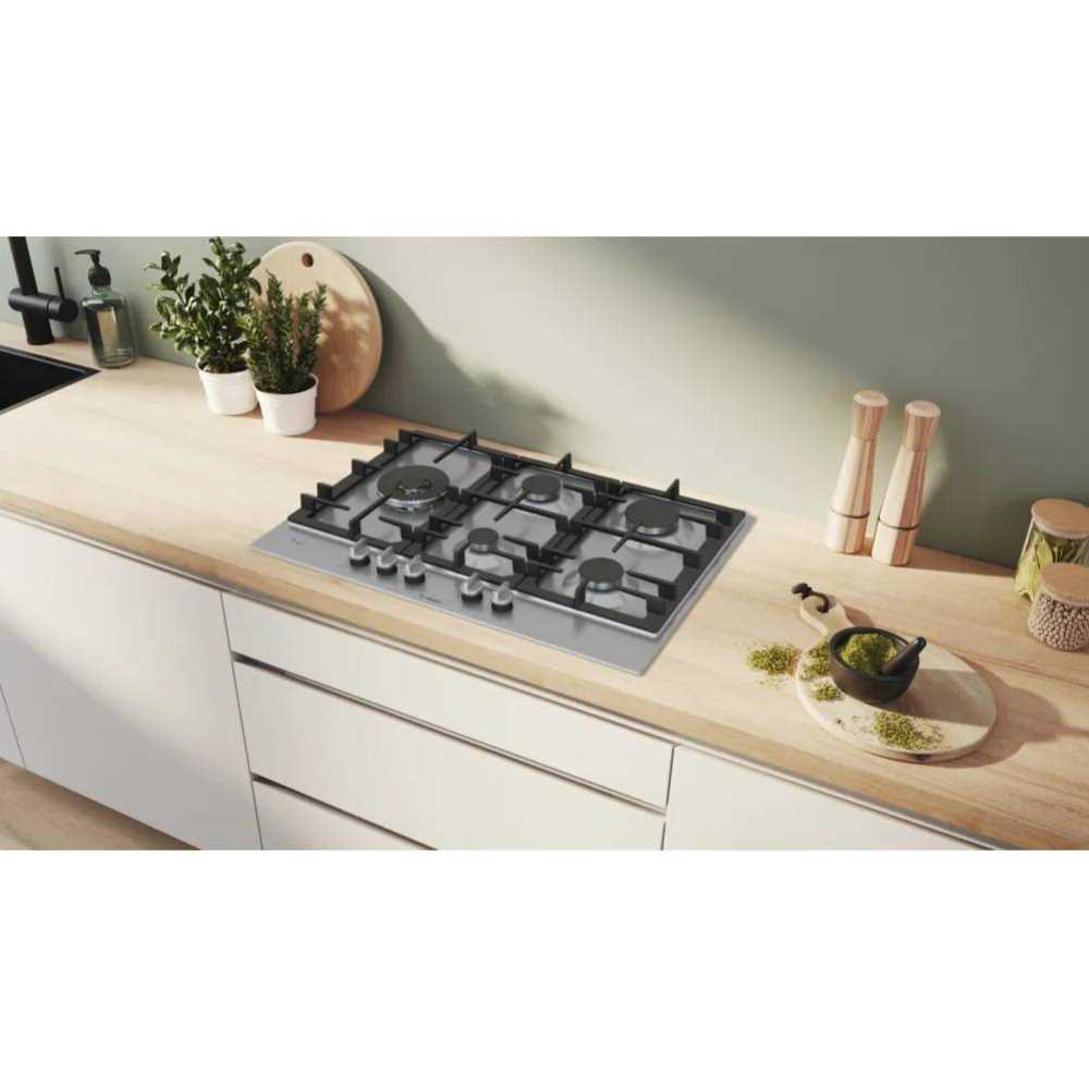כיריים גז 75 ס"מ Bosch דגם PCS7A5I90Y נירוסטה בוש - תמונה 3