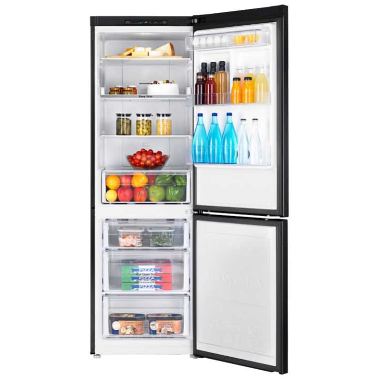 מקרר SAMSUNG מקפיא תחתון דגם RB34J3200BC סמסונג   - תמונה 2