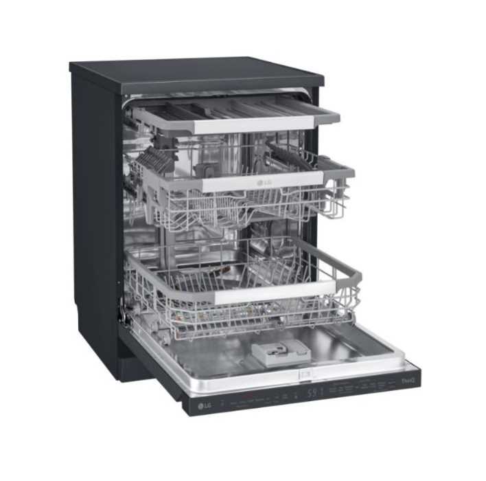 מדיח כלים רחב LG דגם DFC-335HM נירוסטה מושחרת אל ג'י - תמונה 2
