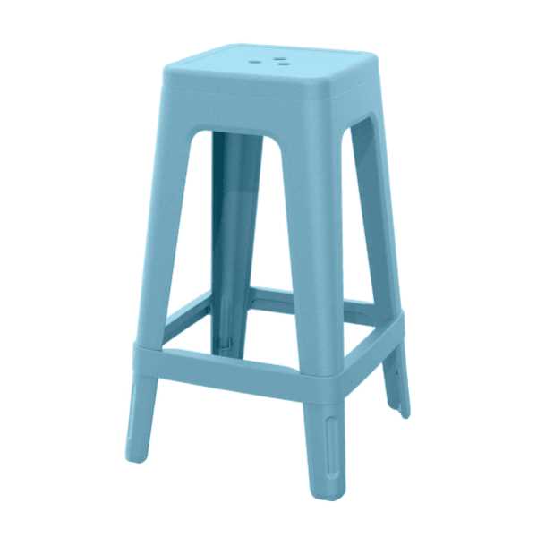 כסא בר דמוי מתכת לוקה KETER דגם 255551 כתר תכלת