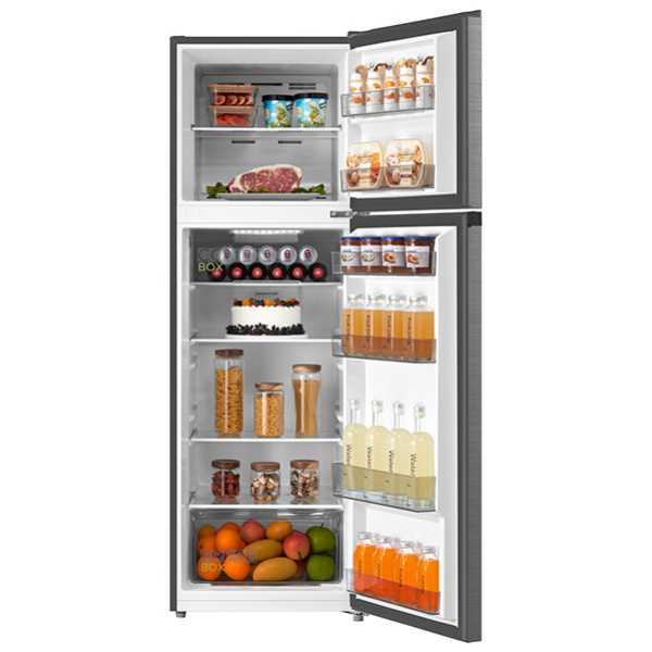 מקרר מקפיא עליון MIDEA דגם MDRT385MTL46 6373 נירוסטה מוברשת מידאה - תמונה 2