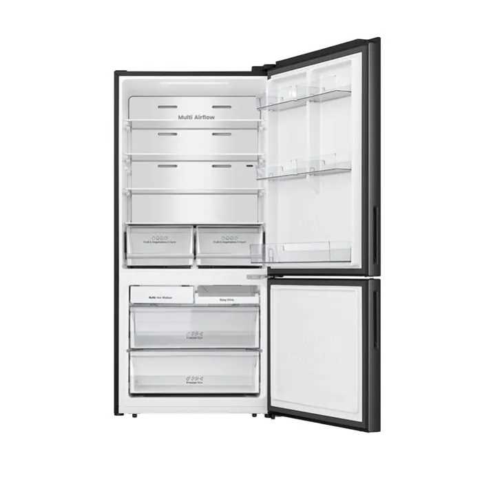 מקרר מקפיא תחתון HISENSE דגם RD63-BKI הייסנס נירוסטה מושחרת - תמונה 2