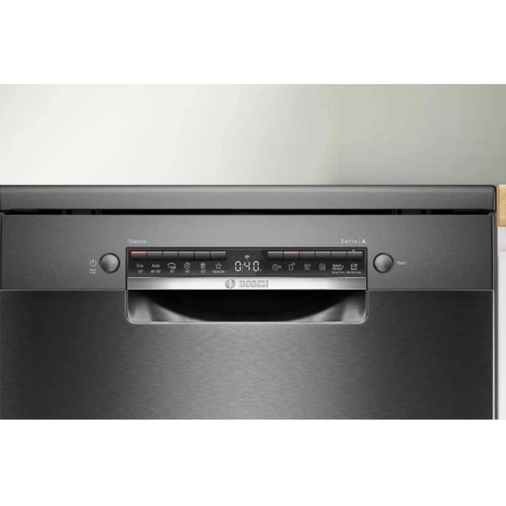 מדיח כלים רחב BOSCH דגם SMS4HVC03E בוש שחור  - תמונה 7