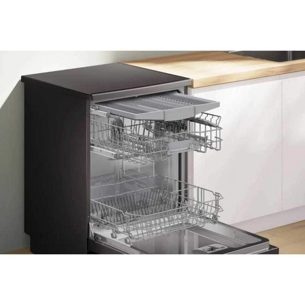 מדיח כלים רחב BOSCH דגם SMS4HVC03E בוש שחור  - תמונה 2